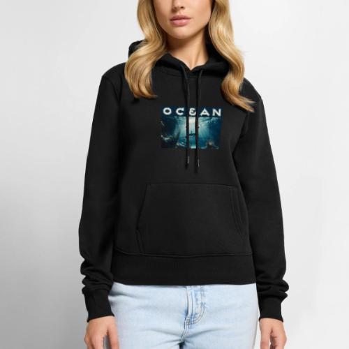 Ocean: Dolphin’s Serenity - Women's Premium Hoodie