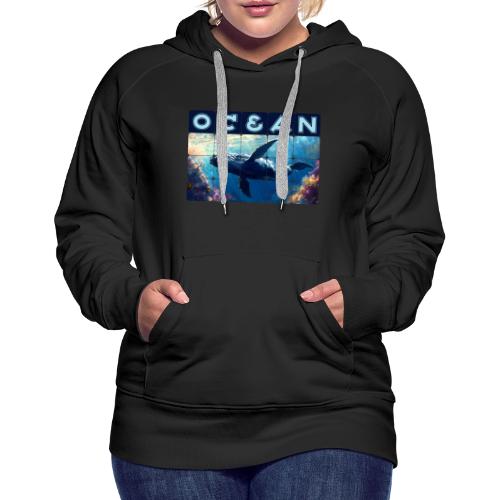 Ocean: Majestic Deep - Women's Premium Hoodie