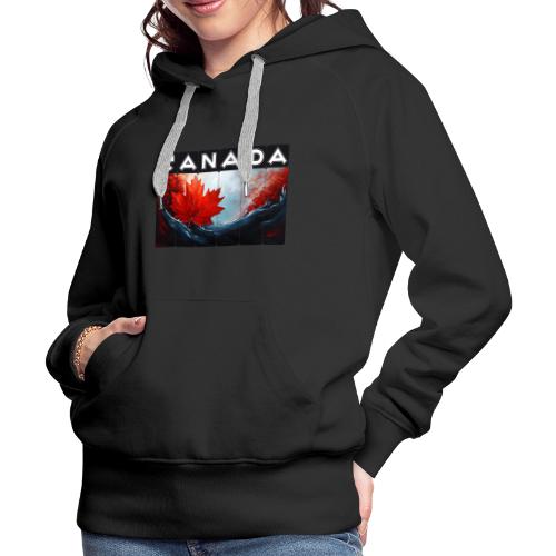 Canada Icon in Color - Women's Premium Hoodie