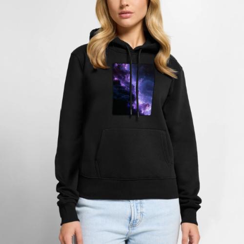 Purple Nebula Space Design - Women's Premium Hoodie