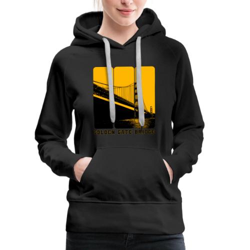 Golden Gate Bold Icon - Women's Premium Hoodie
