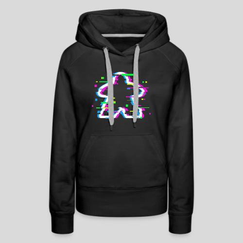 Glitched Meeple - Women's Premium Hoodie