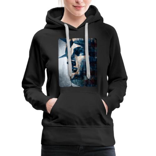 USA: Urban Liberty Triptych - Women's Premium Hoodie