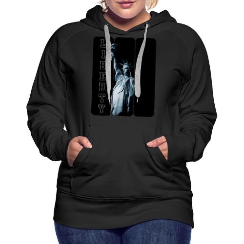 USA: Vertical Liberty - Women's Premium Hoodie