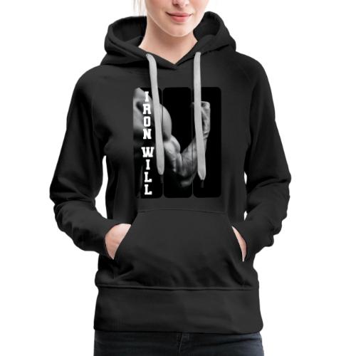 Bodybuilding: Iron Will - Women's Premium Hoodie