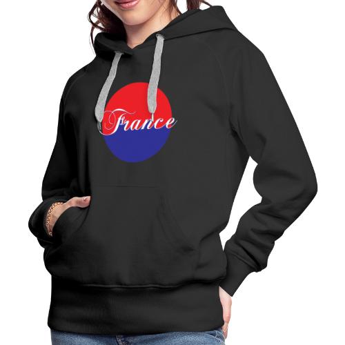 France Tricolore Circle - Women's Premium Hoodie
