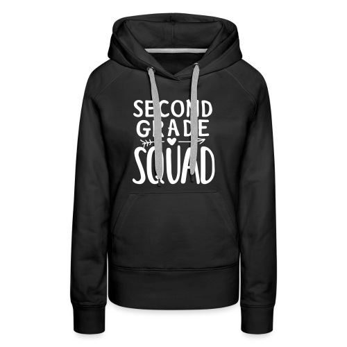 Second Grade Squad Teacher Team T-Shirts - Women's Premium Hoodie