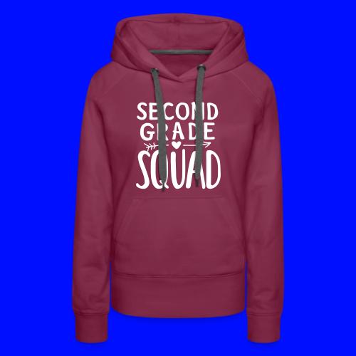Second Grade Squad Teacher Team T-Shirts - Women's Premium Hoodie
