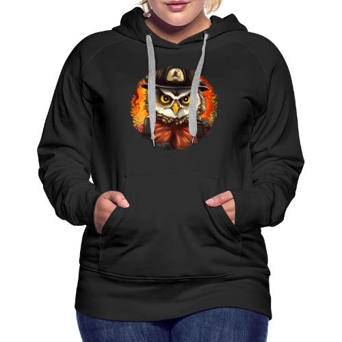 Owl Firefighter - Women's Premium Hoodie