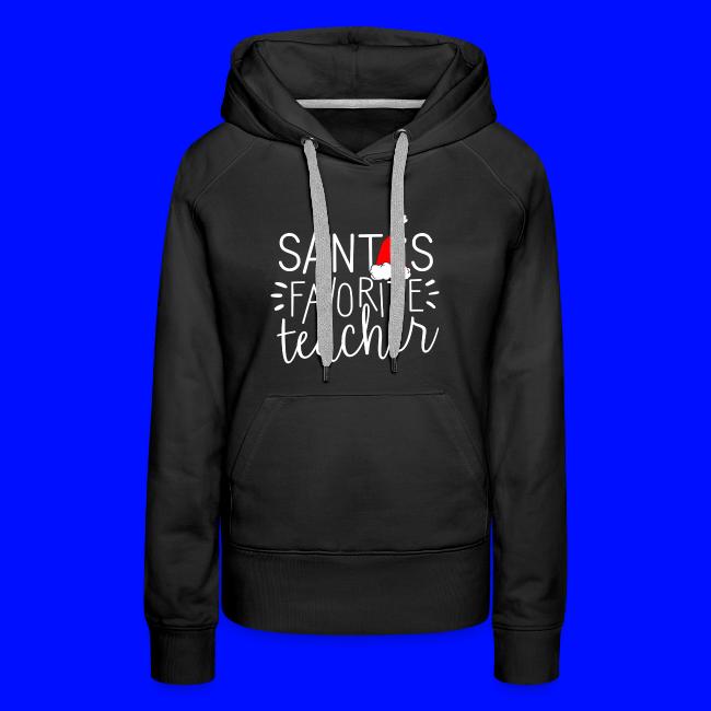 Santa's Favorite Teacher Christmas Teacher T-Shirt