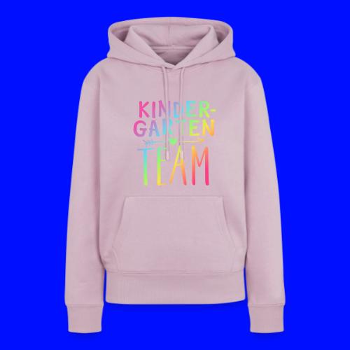 Kindergarten Team Neon Rainbow Teacher T-Shirts - Women's Premium Hoodie