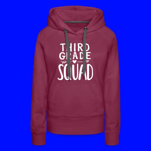 Third Grade Squad Teacher Team T-Shirts - Women's Premium Hoodie