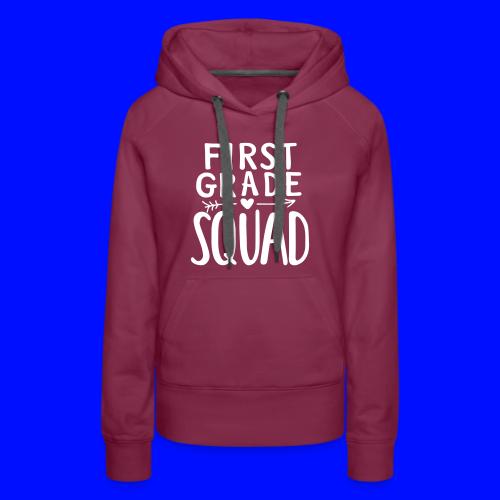 First Grade Squad Teacher Team T-Shirts - Women's Premium Hoodie
