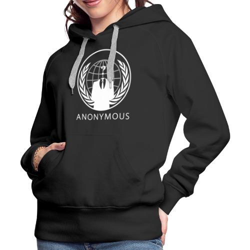 Anonymous 1 - White - Women's Premium Hoodie