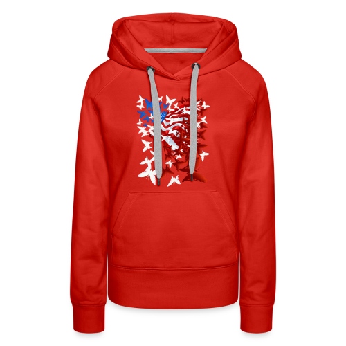 The Butterfly Flag - Women's Premium Hoodie