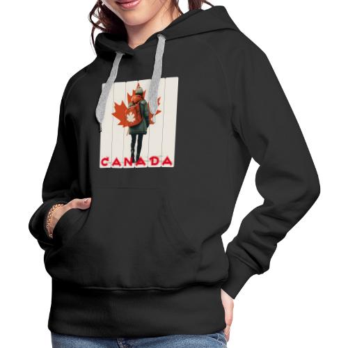 Canada: Proud Canadian Woman - Women's Premium Hoodie