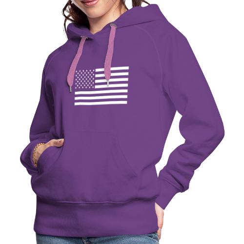 USA American Flag - Women's Premium Hoodie
