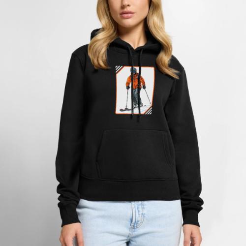 Skiing Thrill Ride - Women's Premium Hoodie