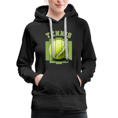 Tennis Minimal - Women's Premium Hoodie