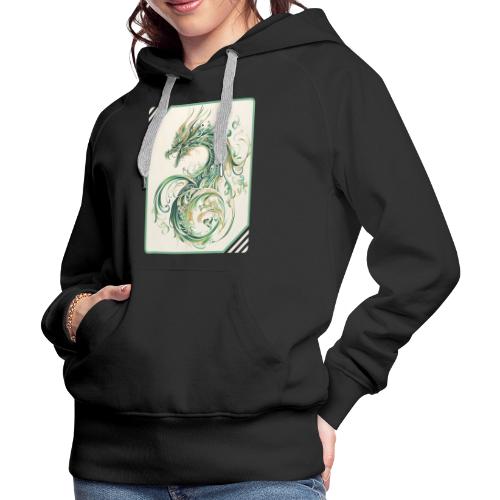 Brush of the Dragon - Women's Premium Hoodie