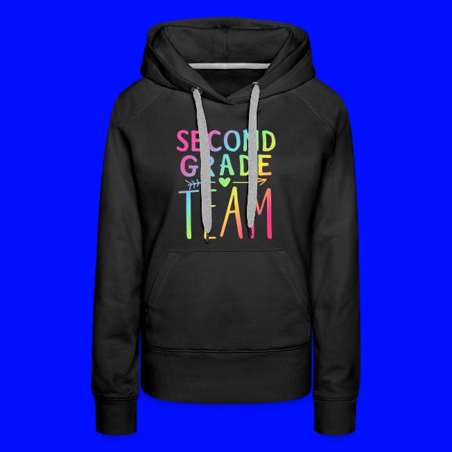 Second Grade Team Neon Rainbow Teacher T-Shirts