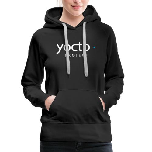 Yocto Project Logo (white) - Women's Premium Hoodie