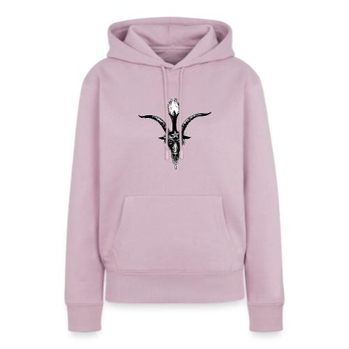Eliphas Levi's Baphomet Head - Women's Premium Hoodie
