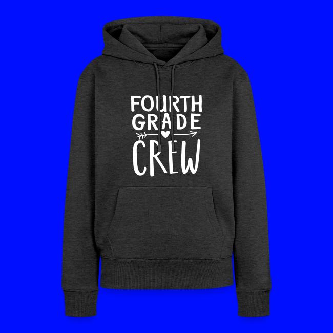 Fourth Grade Crew Heart Teacher T-Shirt