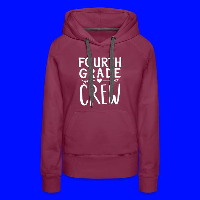 Fourth Grade Crew Heart Teacher T-Shirt