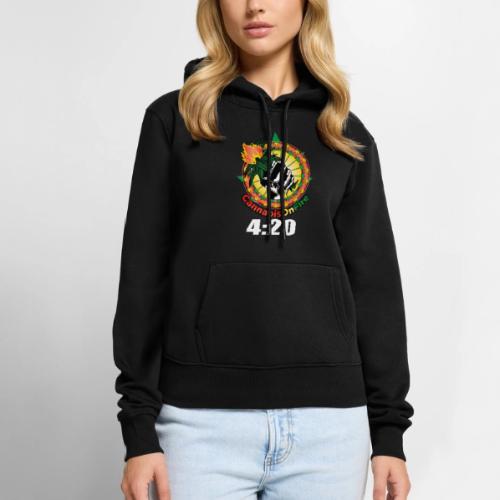 Wacky 420 Keep It Lit Time Weed Marijuana Design - Women's Premium Hoodie