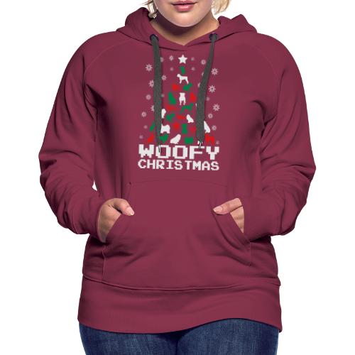 Woofy Christmas Tree - Women's Premium Hoodie