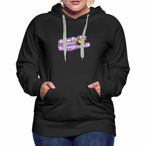 Saxophone players: Watch your tonguing!! pink - Women's Premium Hoodie