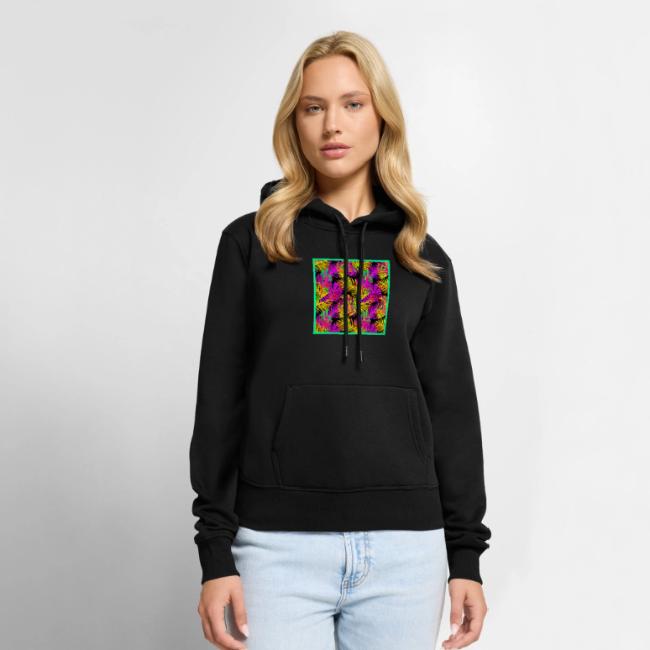 Chic Neon Leaf Lively Design
