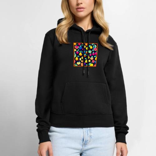 Tropical Harvest Patterns - Women's Premium Hoodie
