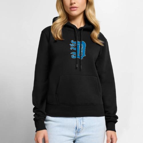 The D® Blue and Silver - Women's Premium Hoodie