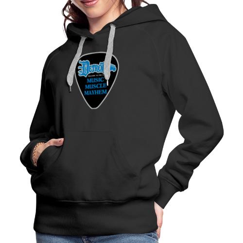 Welcome to the D Guitar Pick Blue Silver b - Women's Premium Hoodie