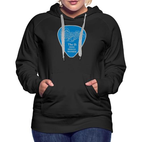 THE D® PICK WHEEL BLUE SILVER - Women's Premium Hoodie