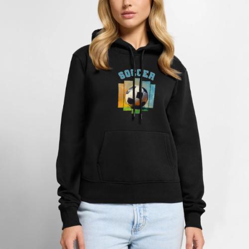 Soccer Ball Vibes - Women's Premium Hoodie