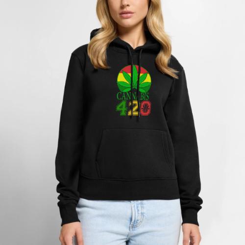 Teasing 420 Smokers Dream Weed Marijuana Design - Women's Premium Hoodie