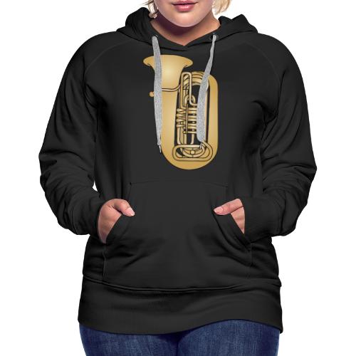 Tuba brass - Women's Premium Hoodie
