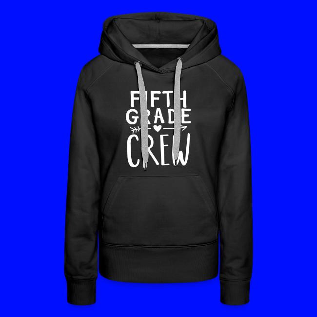 Fifth Grade Crew Heart Teacher T-Shirts