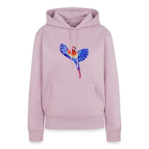 Scarlet macaw parrot - Women's Premium Hoodie