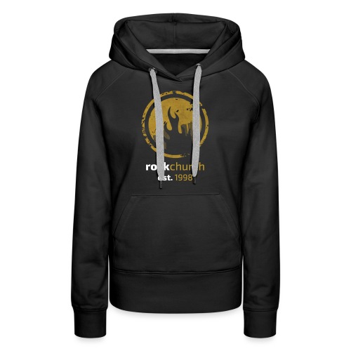 RC flame city with text - Women's Premium Hoodie