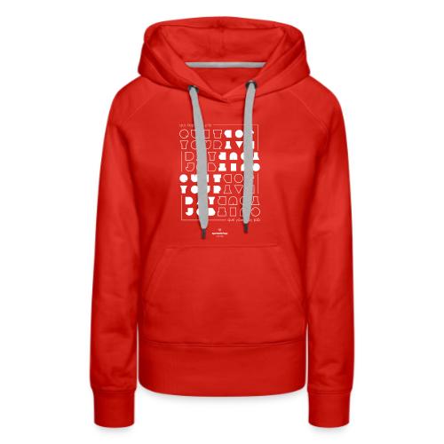 Quit upside white - Women's Premium Hoodie