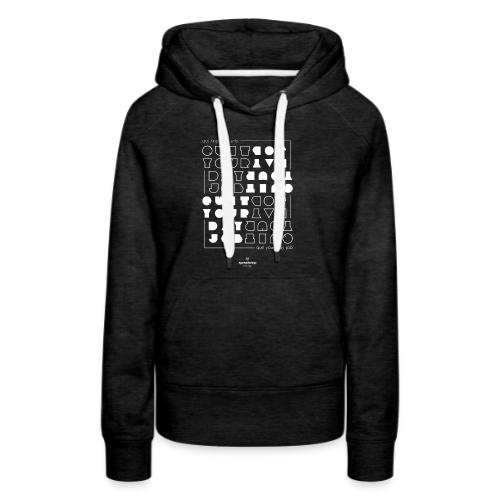 Quit upside white - Women's Premium Hoodie