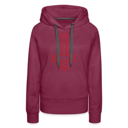Inverted Cross - Women's Premium Hoodie