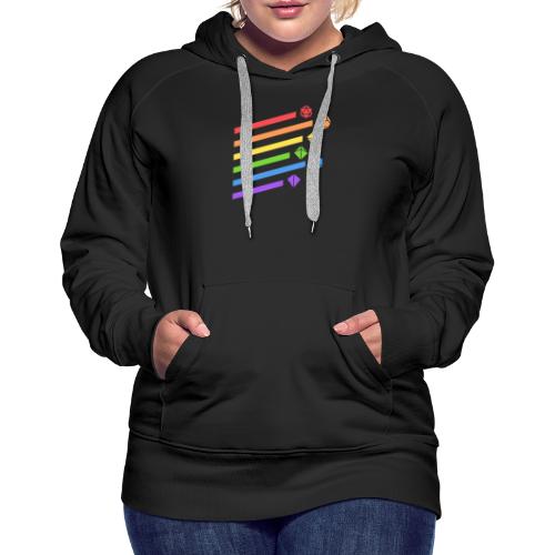 Original Rainbow Dice Ray - Women's Premium Hoodie