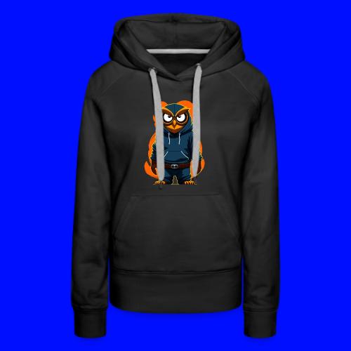 Owl With Hoodie - Women's Premium Hoodie
