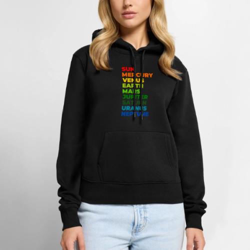 Color the solar system - Women's Premium Hoodie