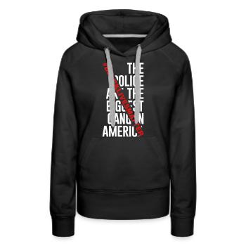 BLACK LIVES MATTER MEME - Women's Premium Hoodie - black - Front - Julia (174cm)